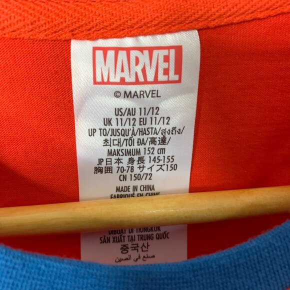 Disney Marvel Spider-Man Kids T-Shirt – Size 11–12 – Red & Blue – NWT - Picture 3 of 12